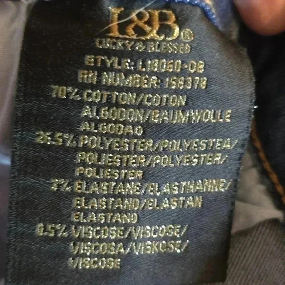 Lucky &‎ Blessed Women's 5 Pockets Jeans Denim Frayed Hem Ankle Skinny Size 18 - Picture 5 of 9